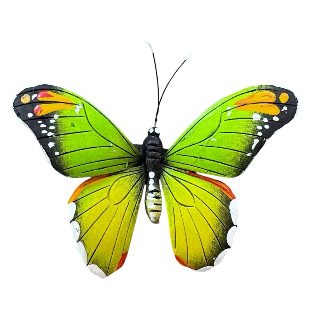 Vintage Wood Butterfly Wall Decor